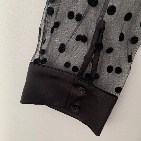 NEW Torrid Black Flocked Mesh Button Front Tiered Duster Kimono cardigan - Picture 7 of 12